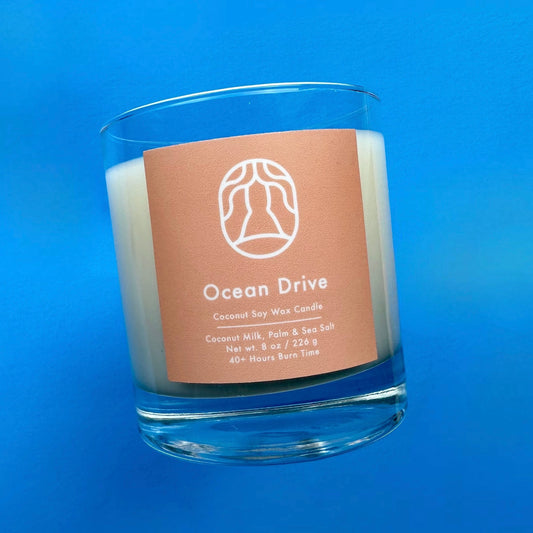 Ocean Drive - Coconut Soy Wax Candle